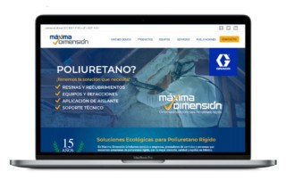 Diseño de Página Web para Industria de Poliuretano A1