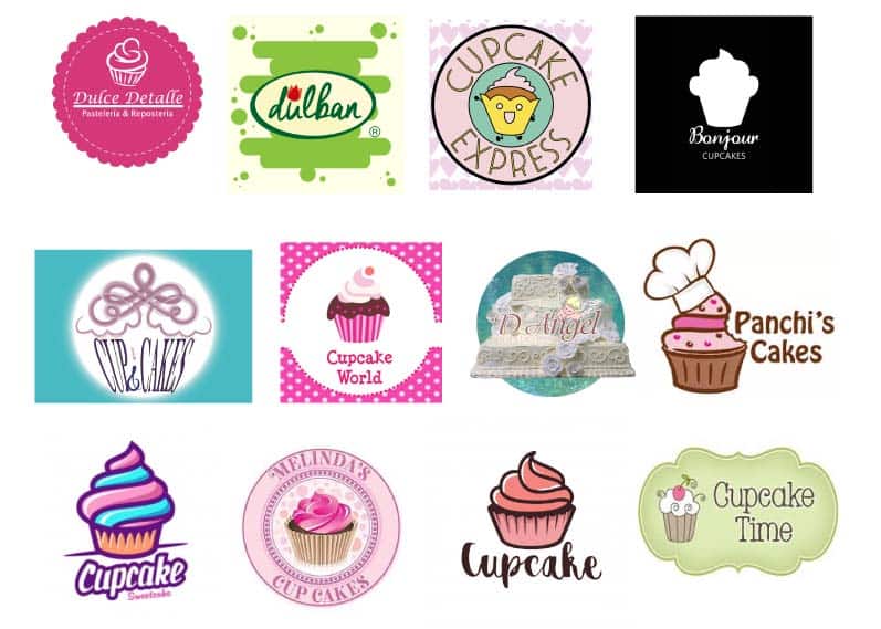 Logotipos para Cupcakes