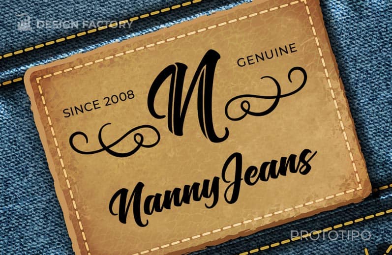 Diseño Logo Jeans 05