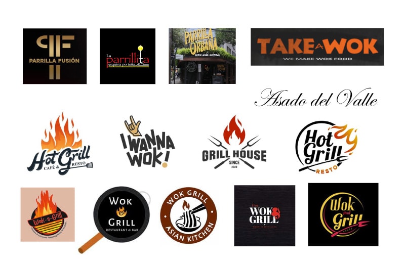 logos restaurantes wok grill 