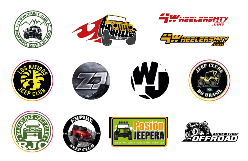 Logos Jeeps Clubs