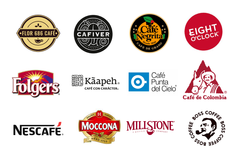 Logos cafes mexicanos