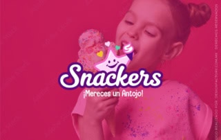 Logo heladería snack