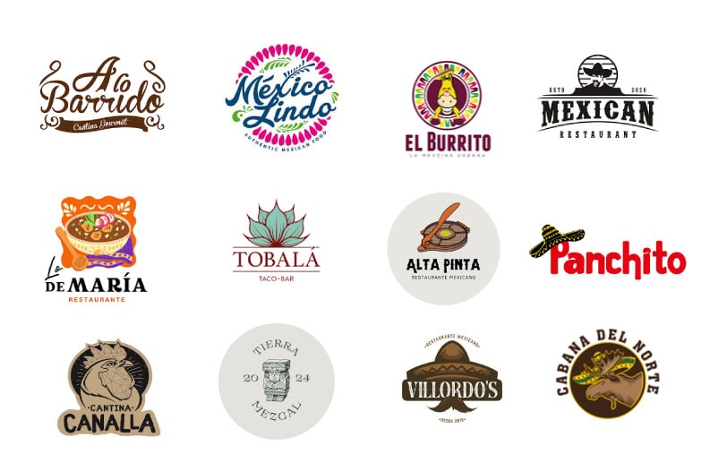 Logos restaurantes mexicanos