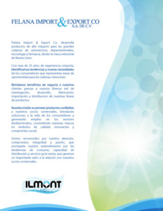 Diseño de Catálogo Ilmont A2