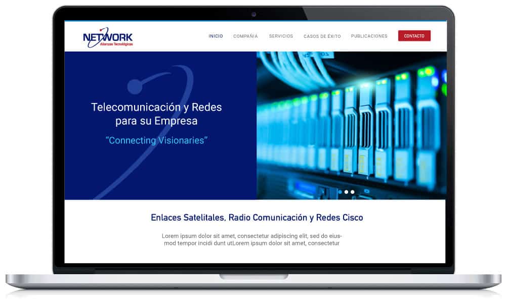 Website Telecomunicaciones Redes B1
