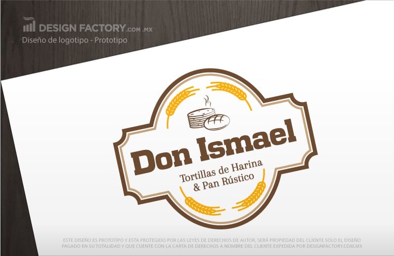 Logo para Marca de Tortillas de Harina y Pan Artesanal - Design Factory  México