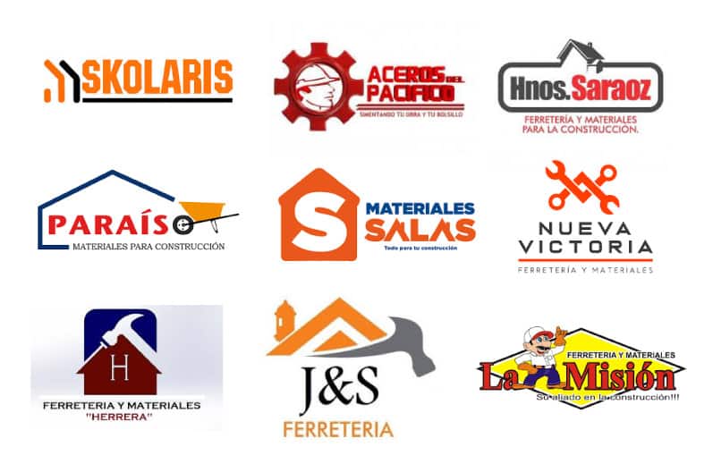 logos materiales hogar